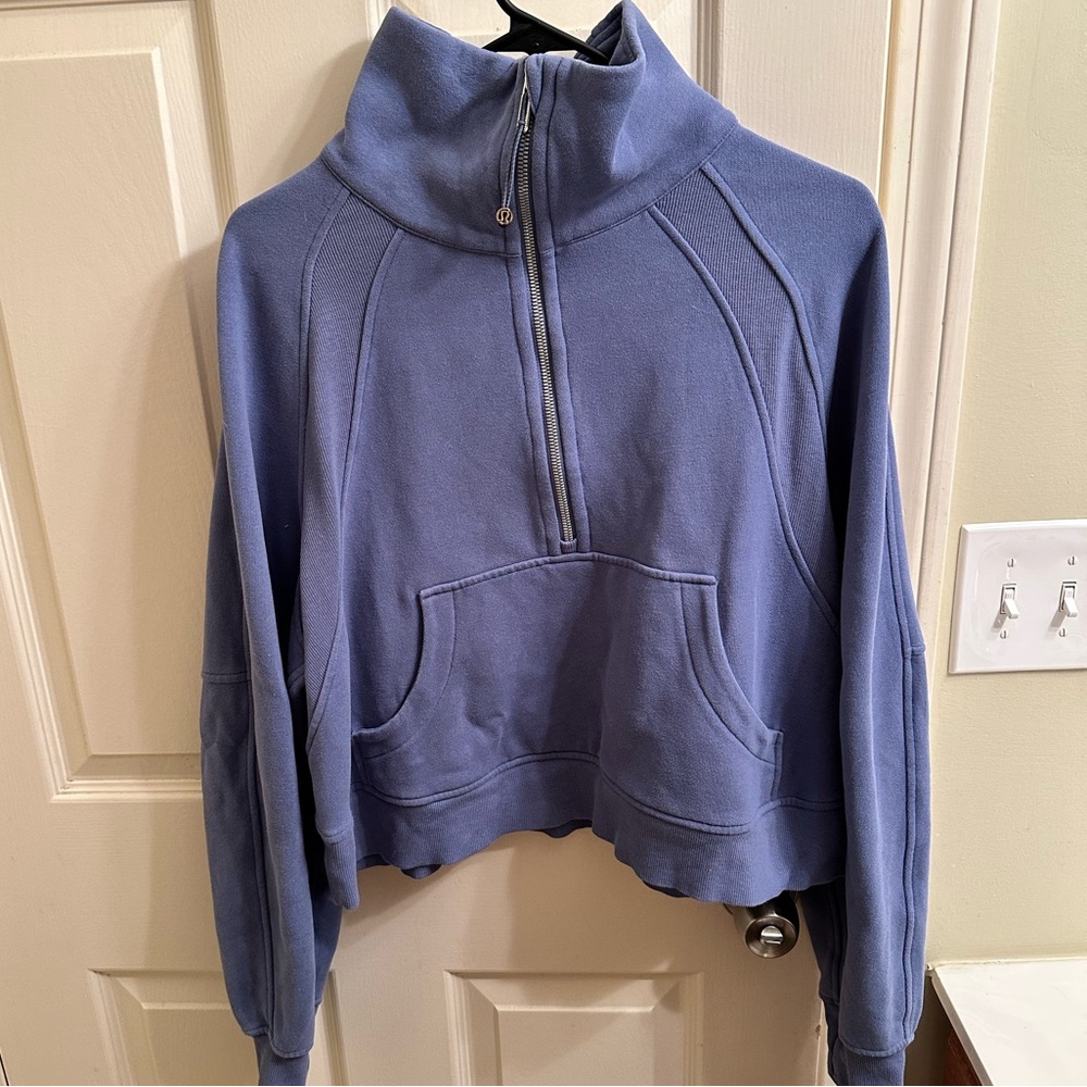 Scuba oversized funnel half zip in water drop 💧